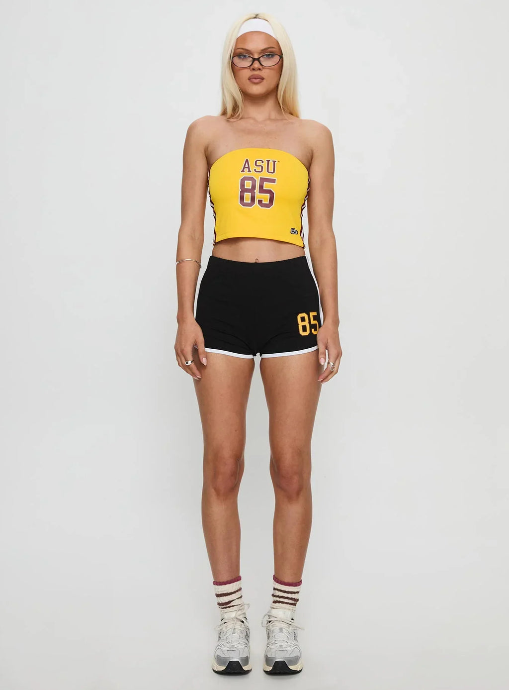 ASU Jersey Tube Top Gold