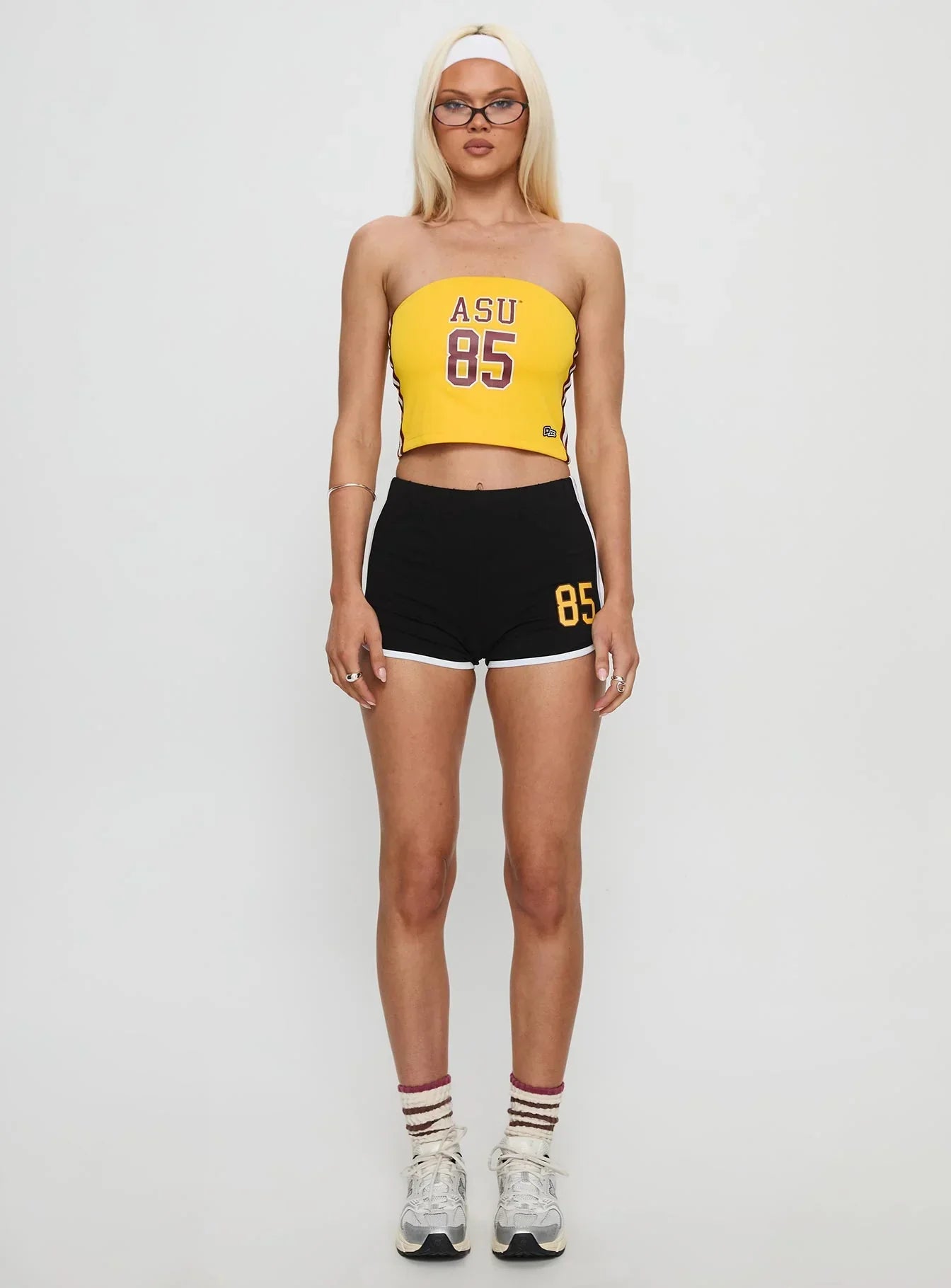 ASU Jersey Tube Top Gold