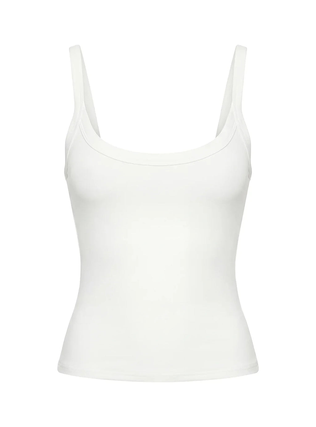 Kasper Cinched Longline Tank Top White