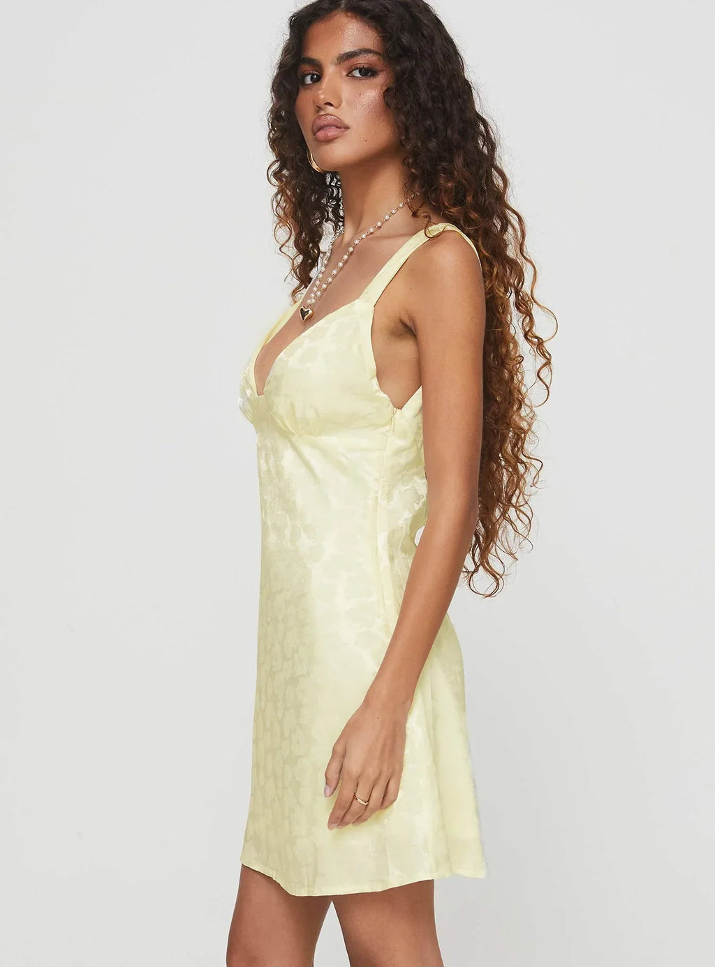 Life In Peace Mini Dress Cream