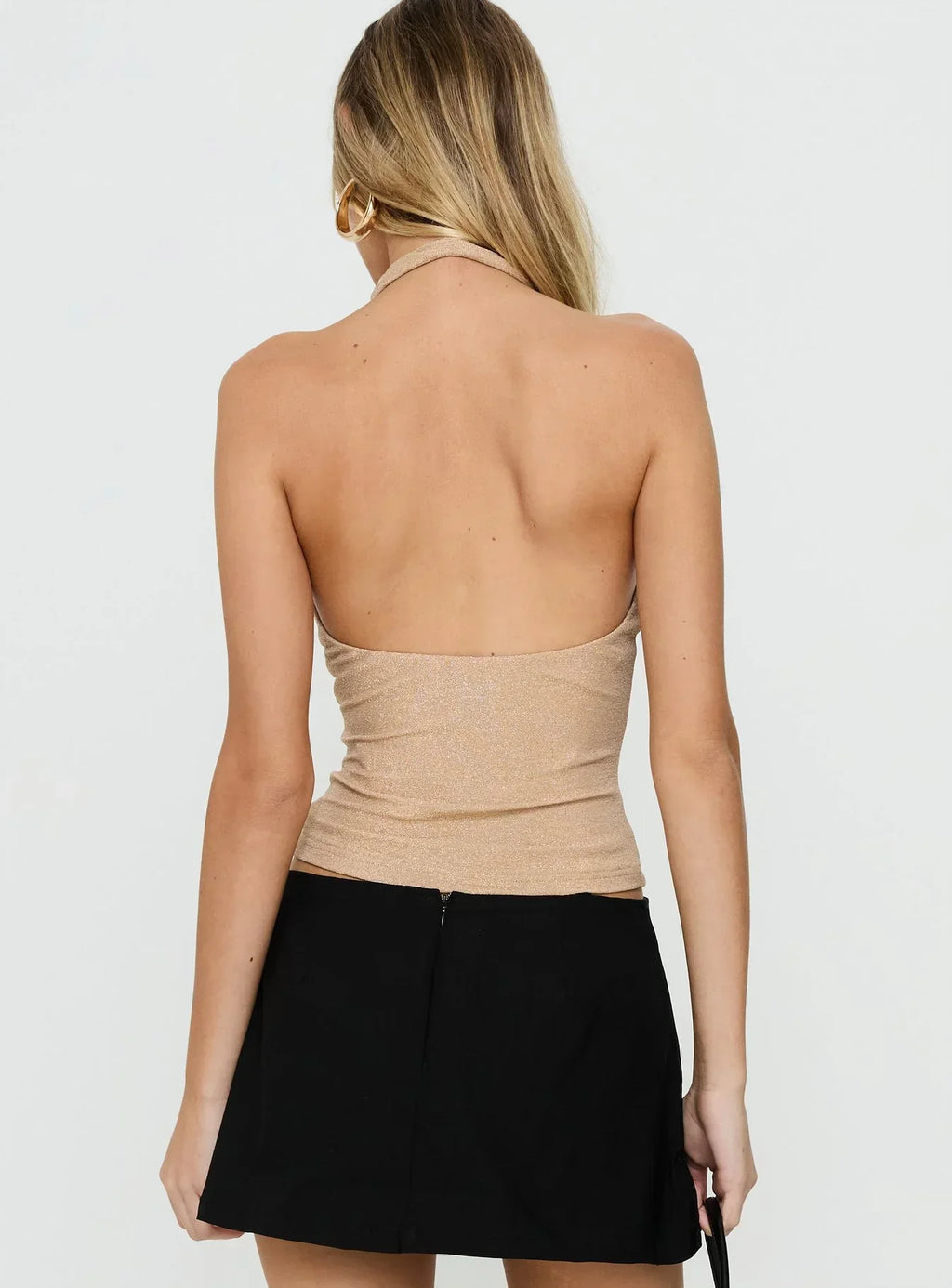 Giggle Top Gold Shimmer