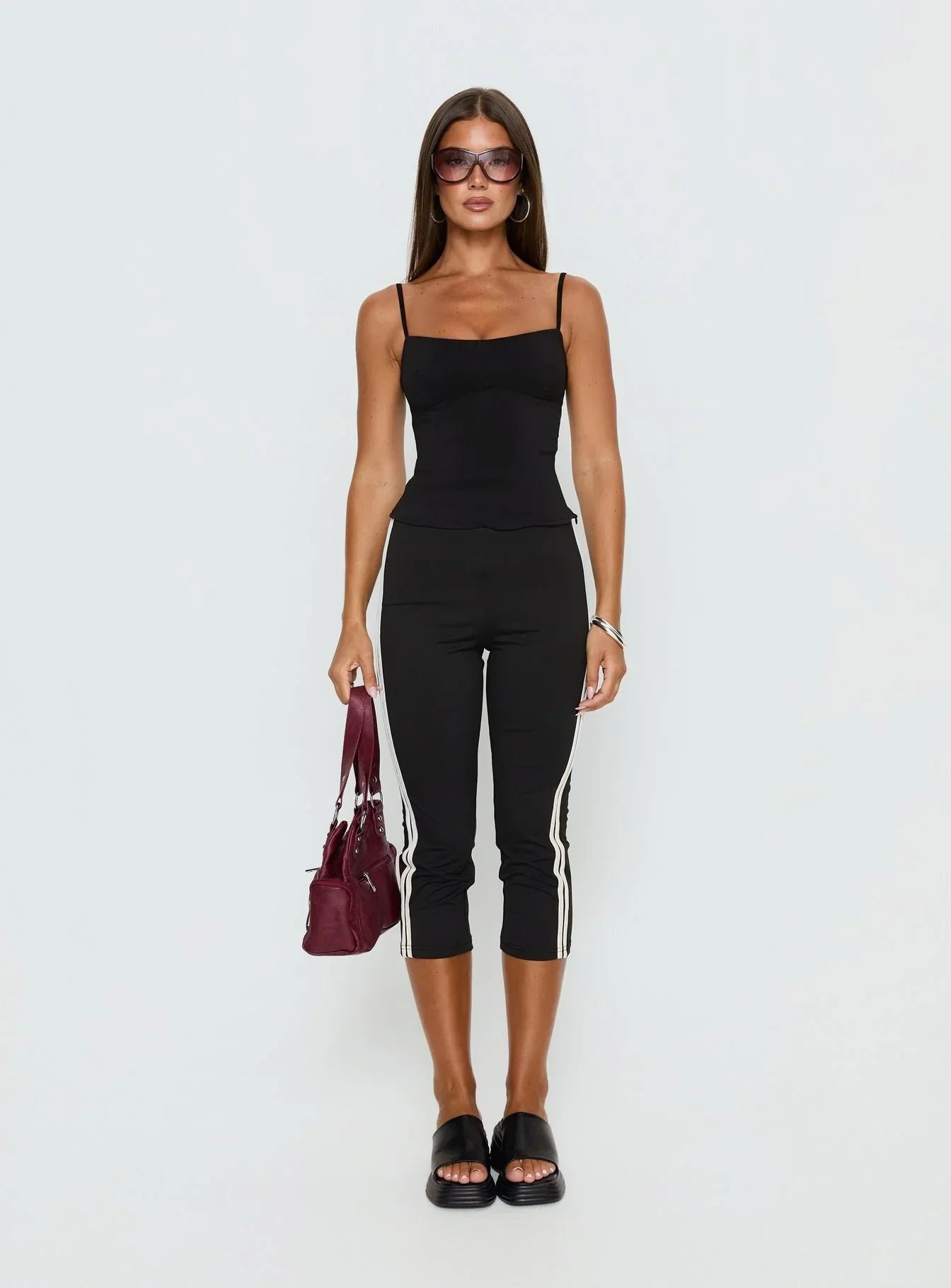 Elanah Structured Cami Top Black