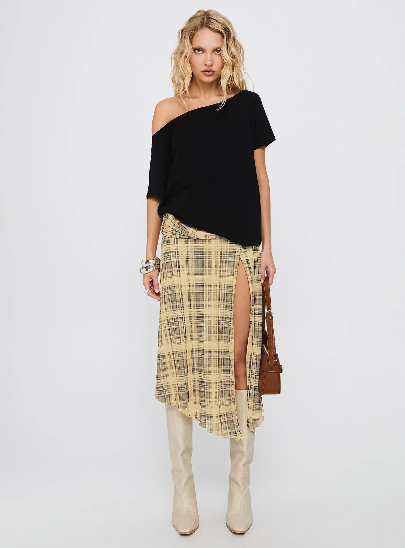Icon Baby Off Shoulder Top Black