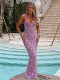 MOLIEX MAXI DRESS DUSTY ROSE