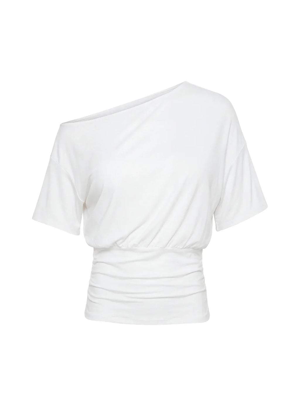 Ashlinn Off Shoulder Drapey Top White