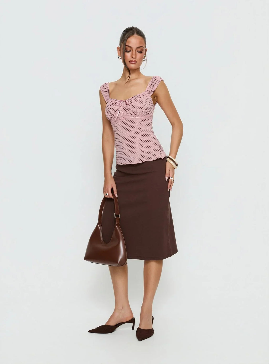 Garconne Top Pink Polka