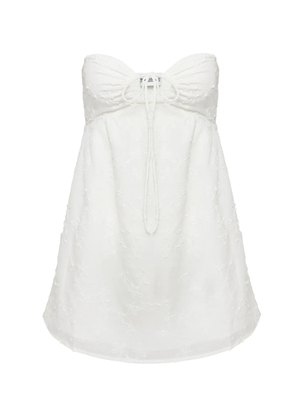Rosenberg Strapless Mini Dress White