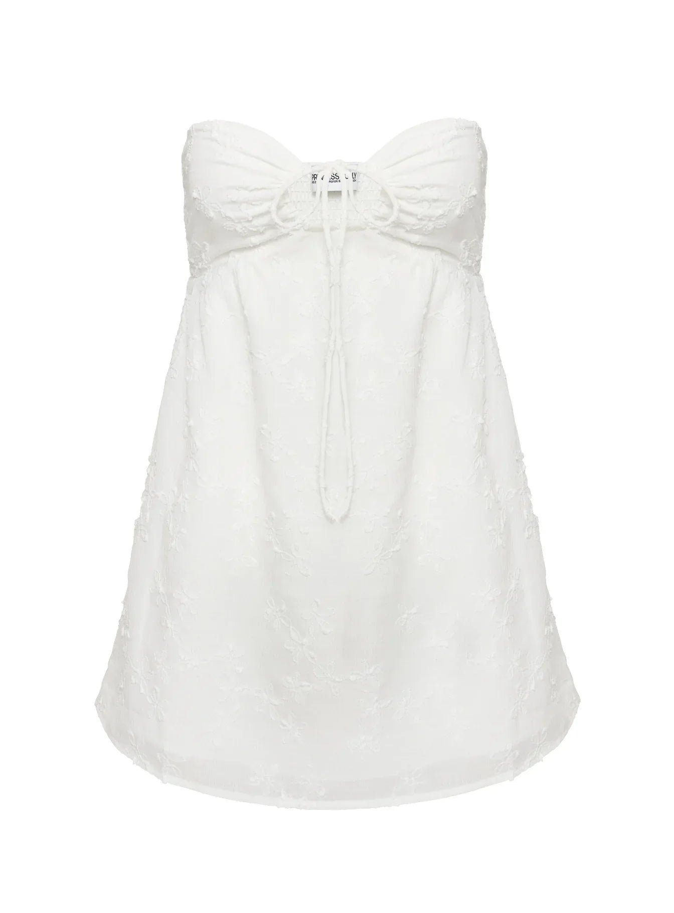 Rosenberg Strapless Mini Dress White