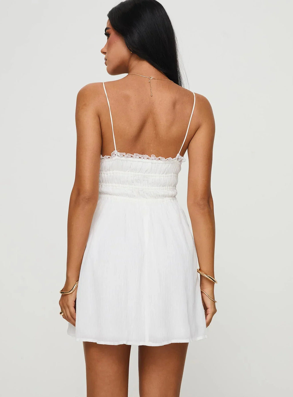 Patterstone Mini Dress White