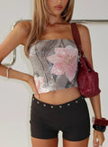 Chavela Strapless Sequin Top Multi