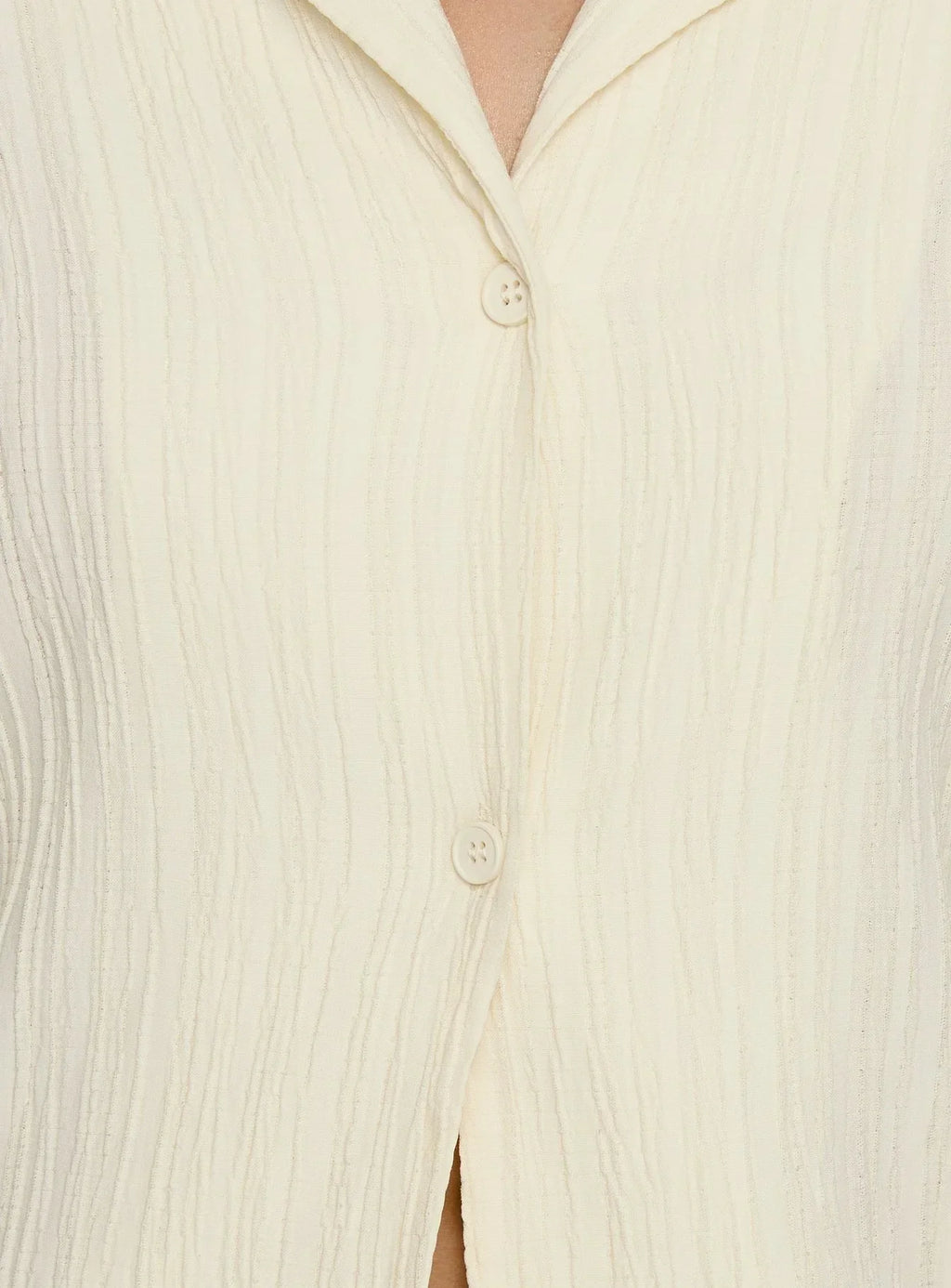 Beatris Long Sleeve Top Cream