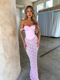 Zana Maxi Dress Pink