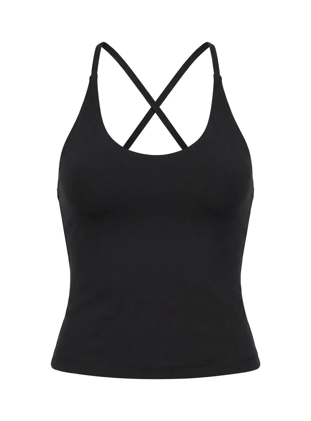 Pace Active Cross Back Tank Top Black