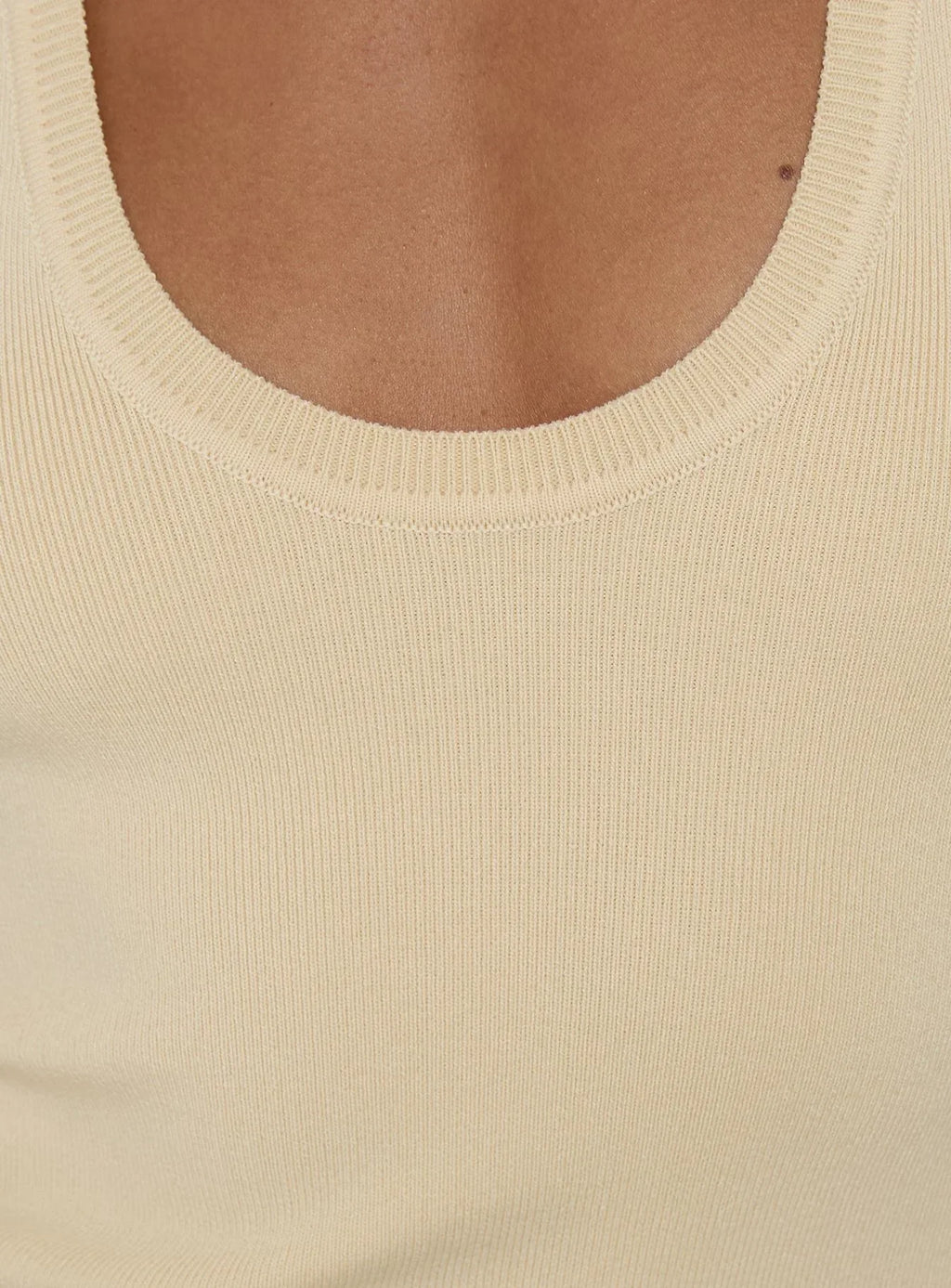 Solanah Knit Tank Top Lemon