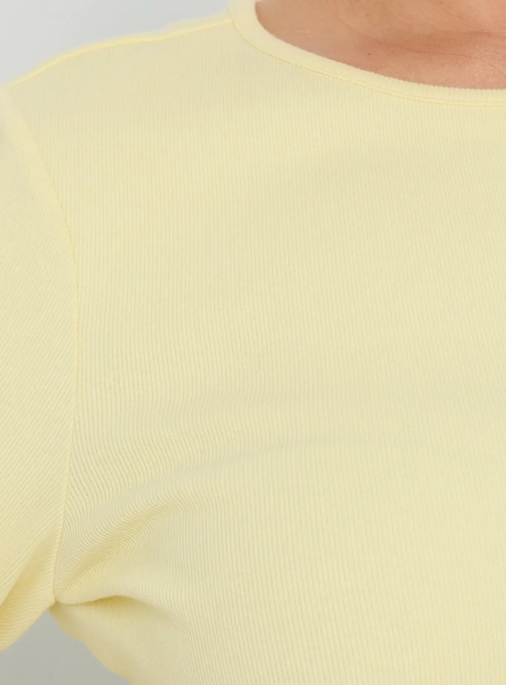 Elaia 3/4 Sleeve Top Yellow Curve