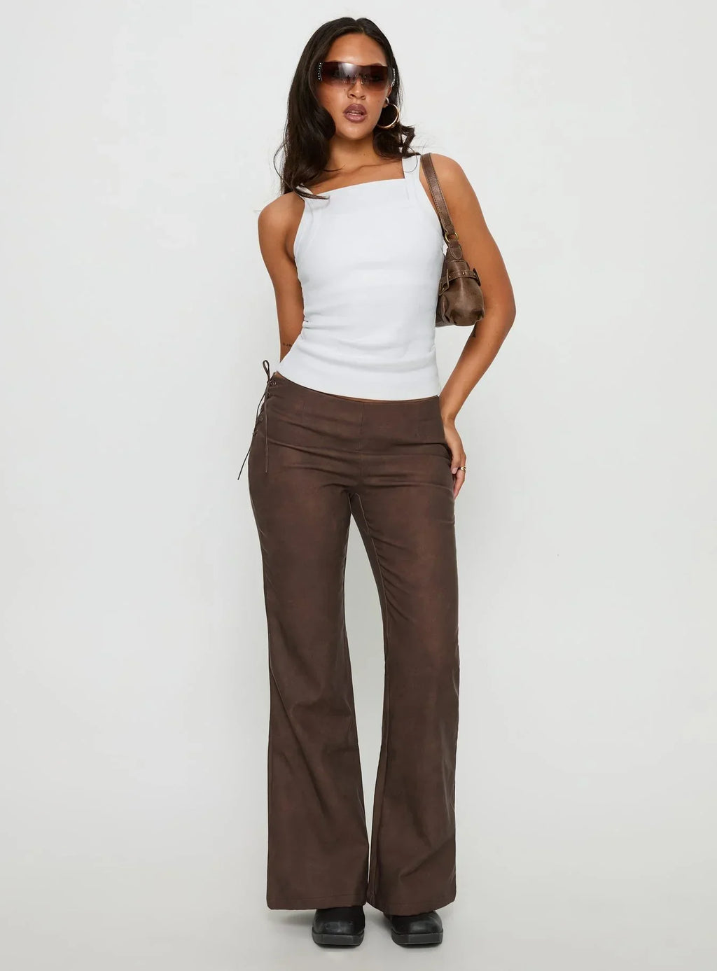 Aglaia Layered Cami Top White