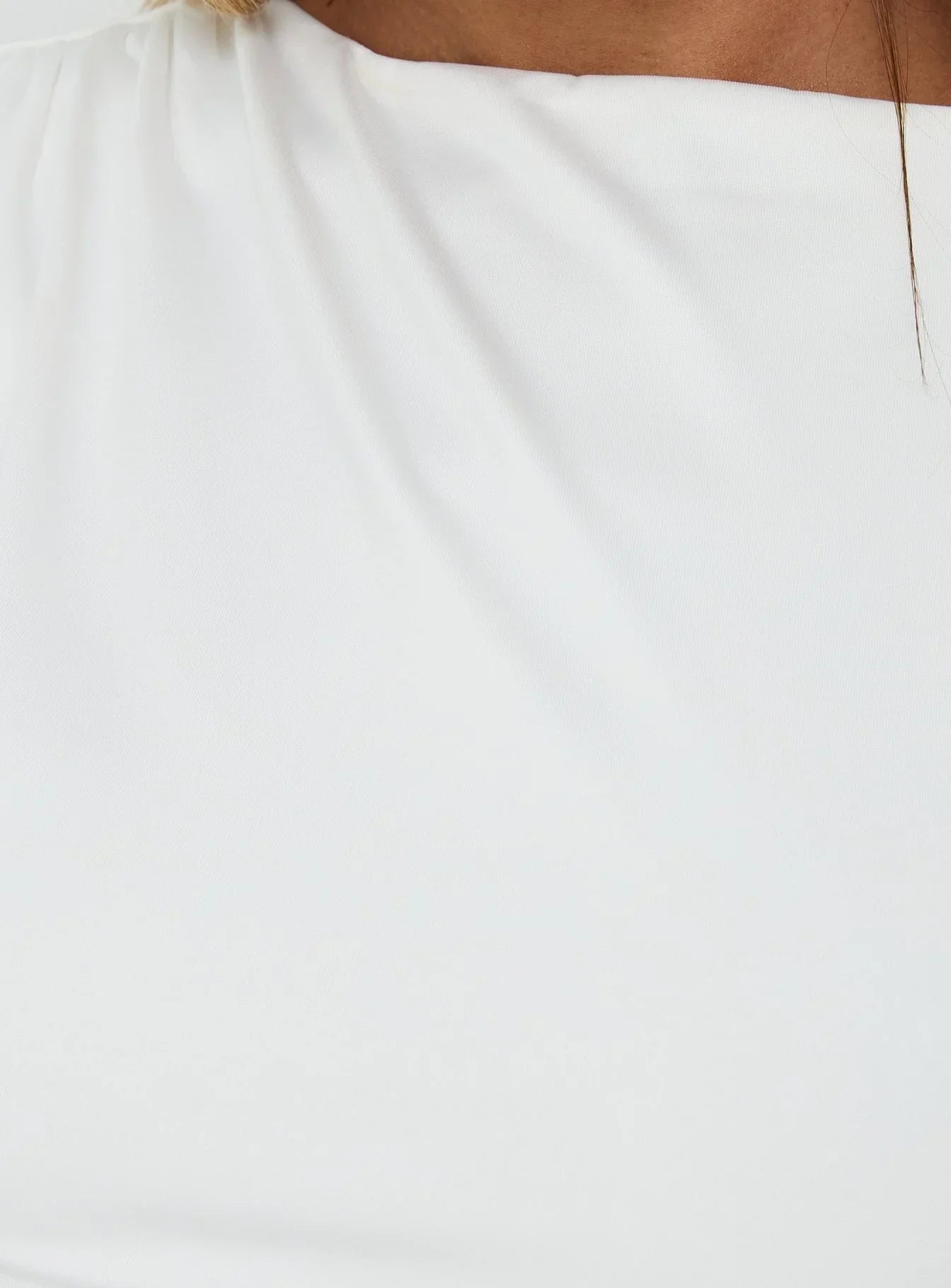 Mystro Cut Out Top White