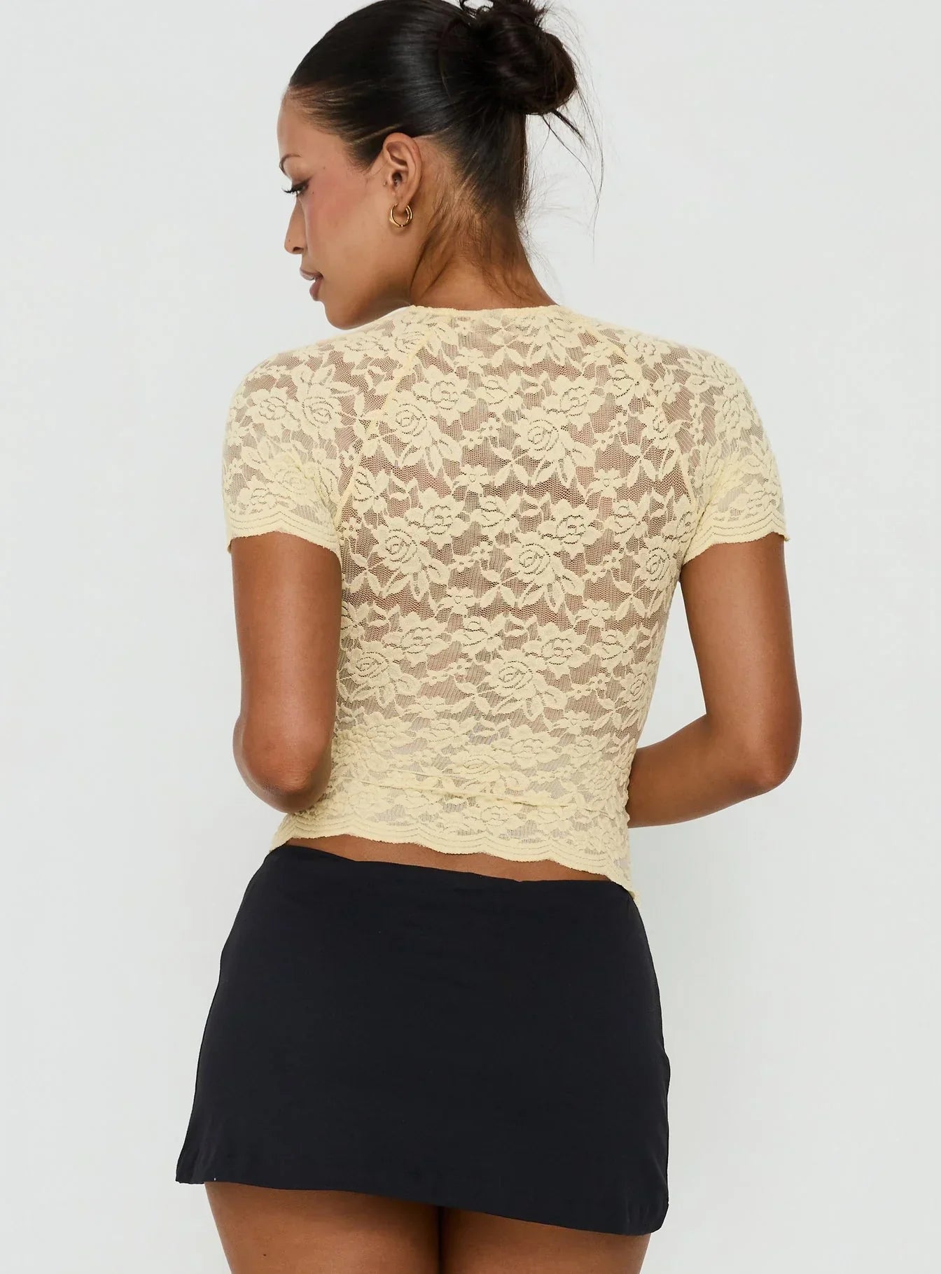 Giallo Lace Top Butter