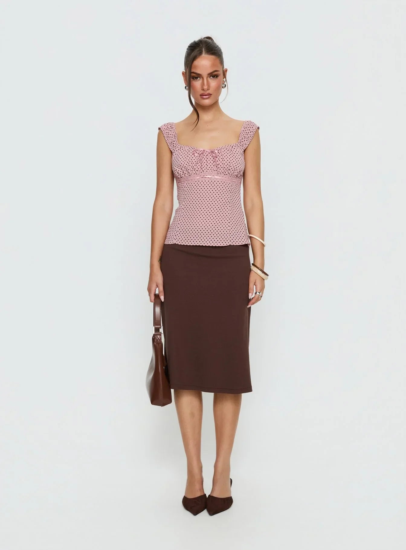 Garconne Top Pink Polka