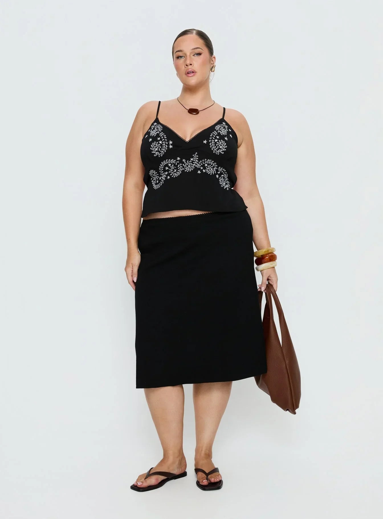 Pappilion Top Black Curve
