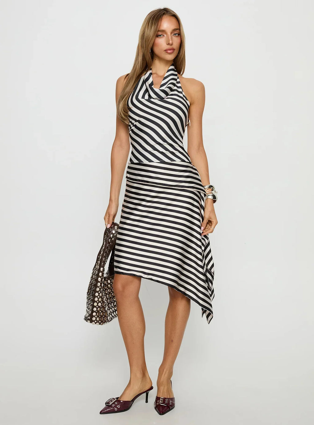Heritage Halter Top Cream Stripe