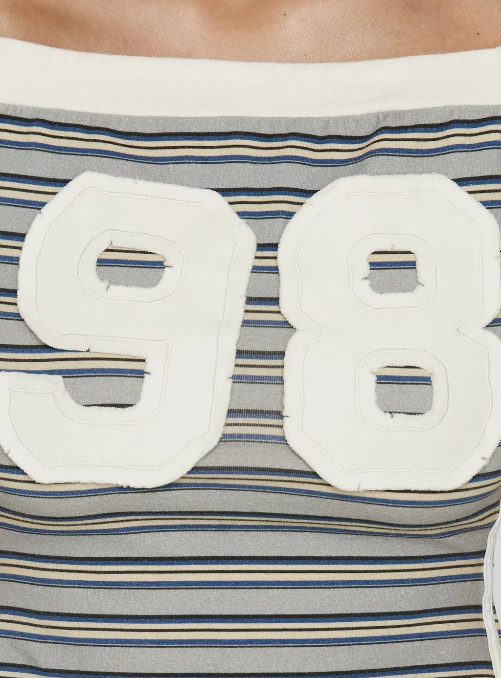 98 Baby Off The Shoulder Top Stripe