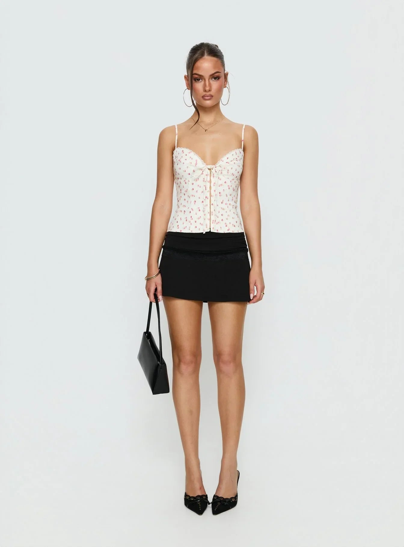 Nataliah Plunge Top Floral