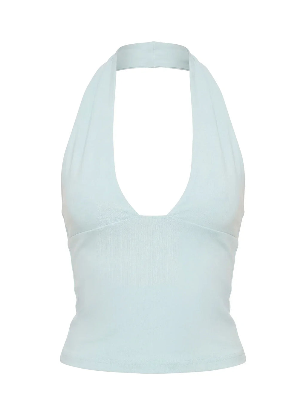 Daily Define Halter Tank Top Blue