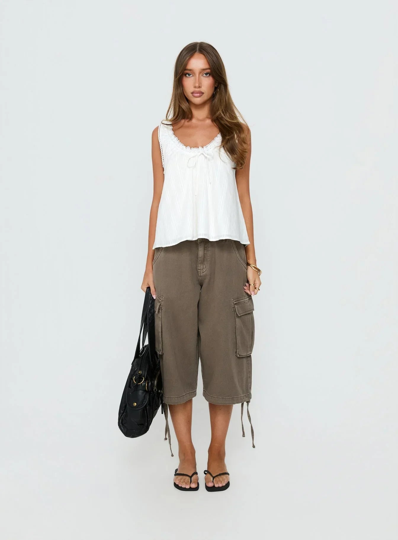 Antiquity Babydoll Top White