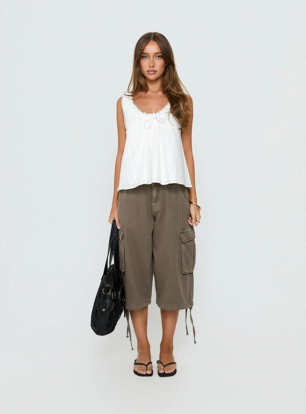 Antiquity Babydoll Top White