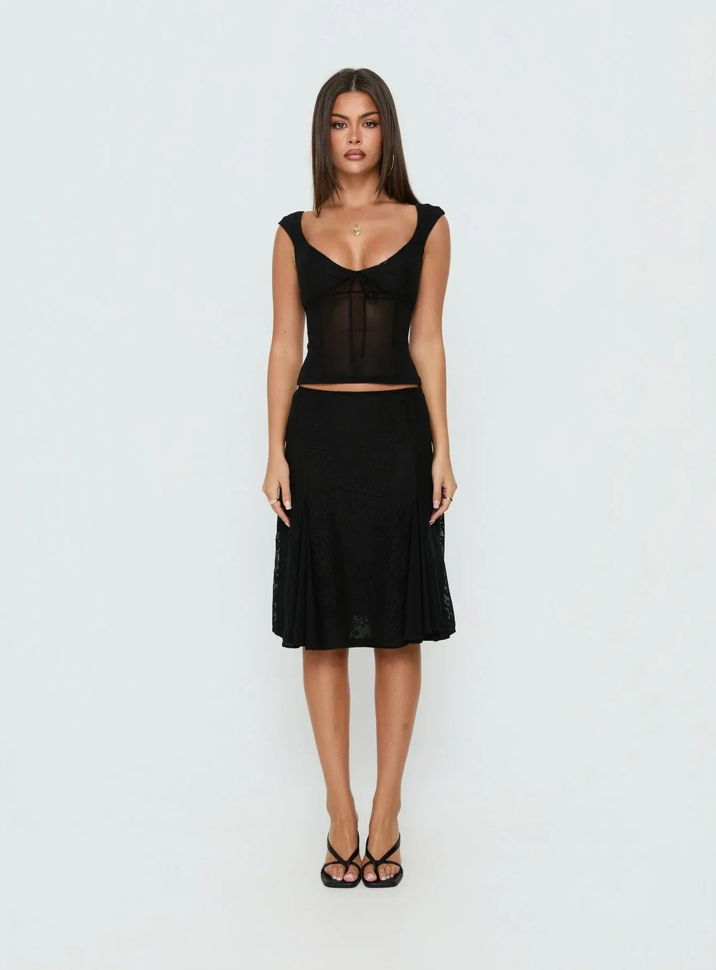 Quani Lace Top Black