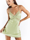 Treasure Mini Dress Sage