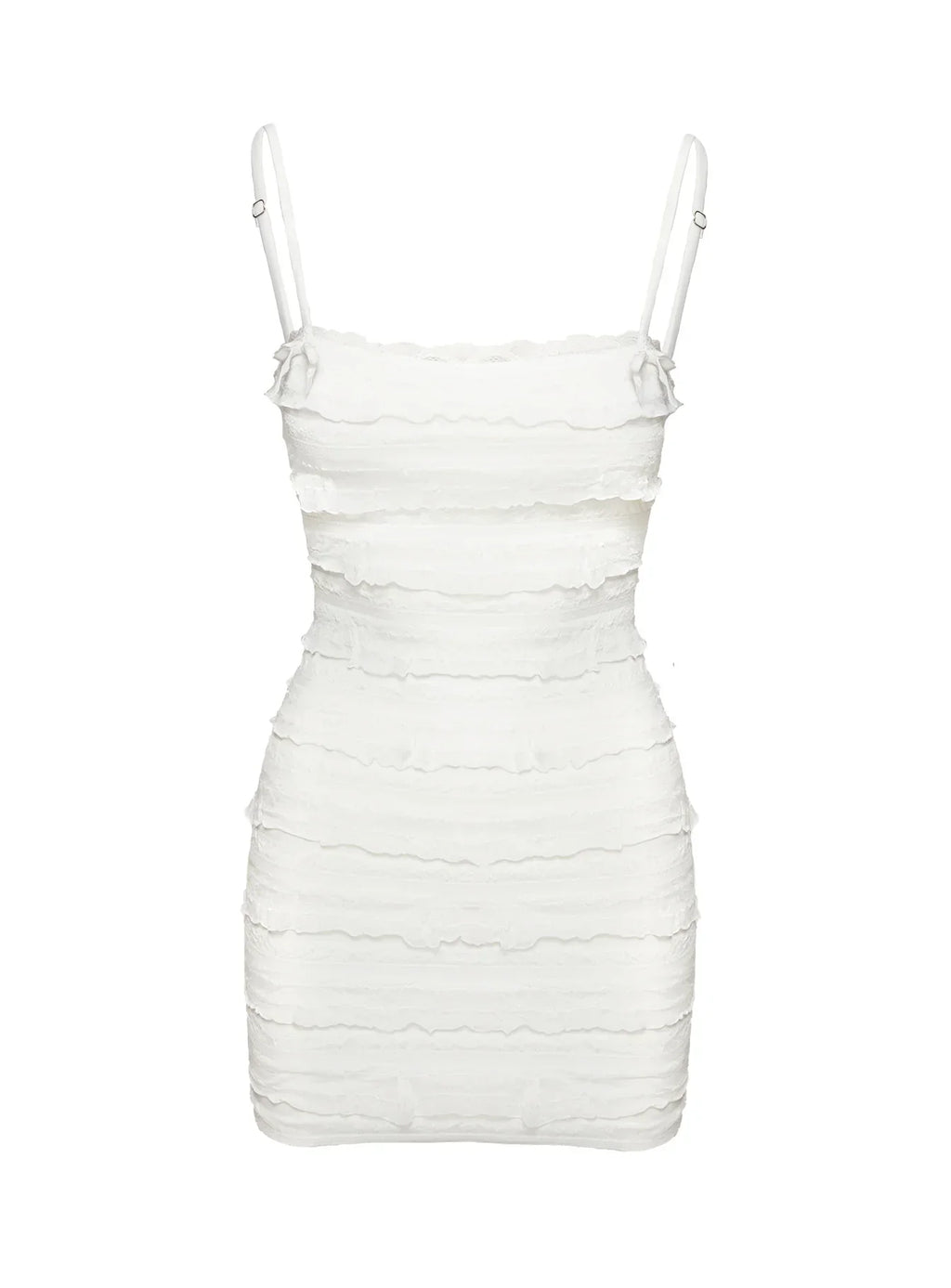 Gradine Mini Dress White