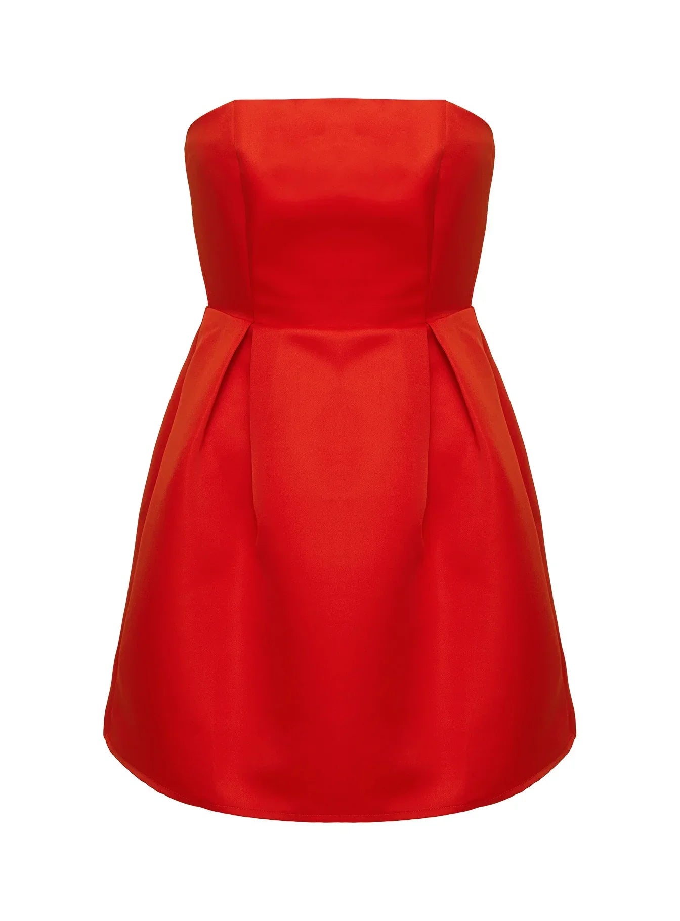 Spader Corset Mini Dress Red