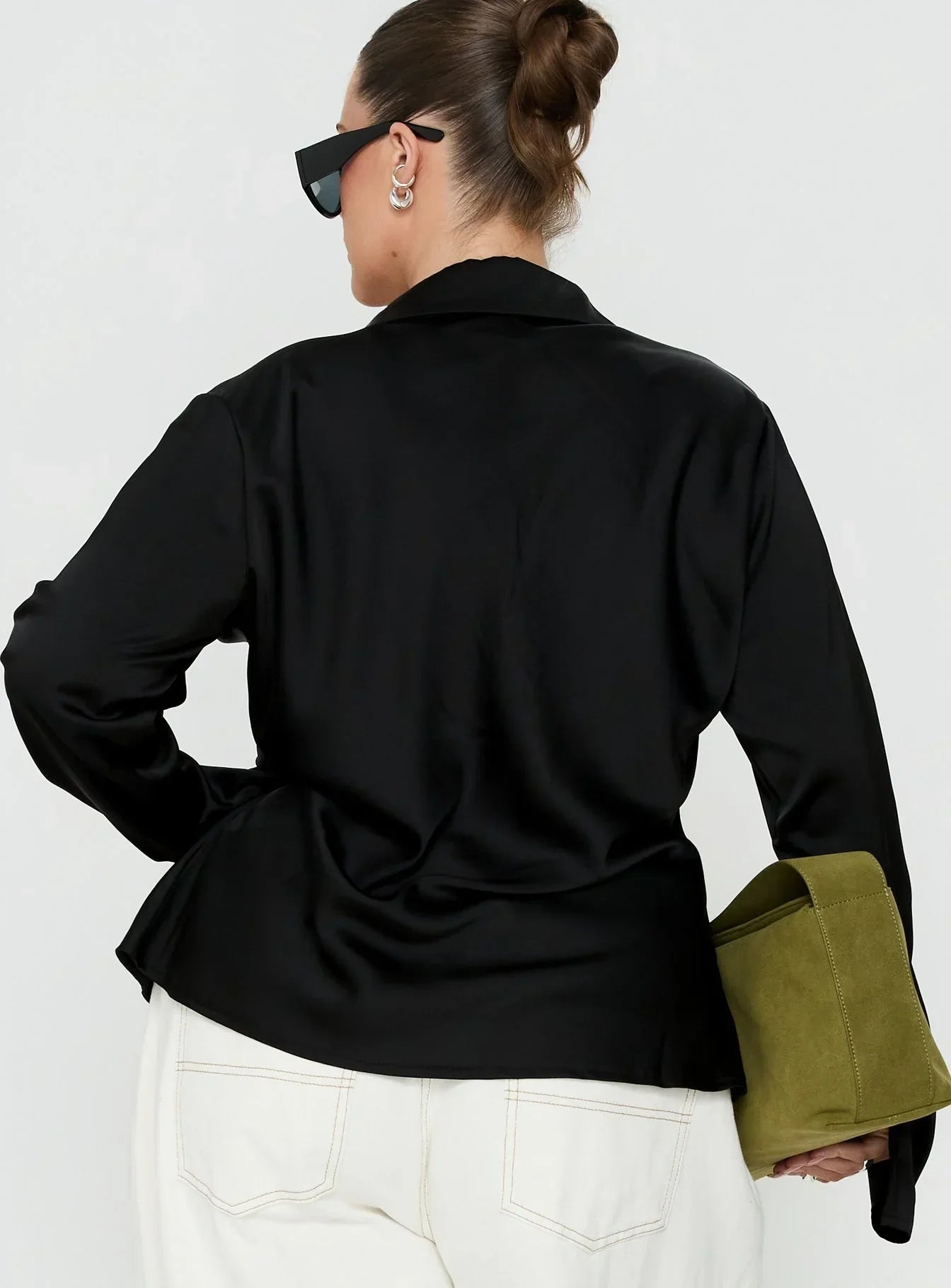 Way Life Goes Long Sleeve Top Black Curve