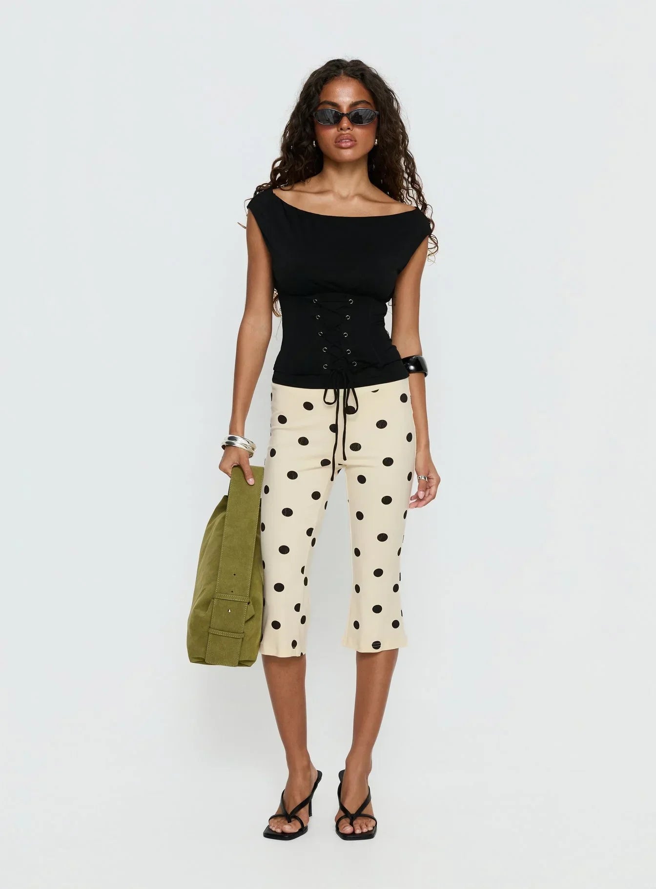 Unbothered Corset Top Black