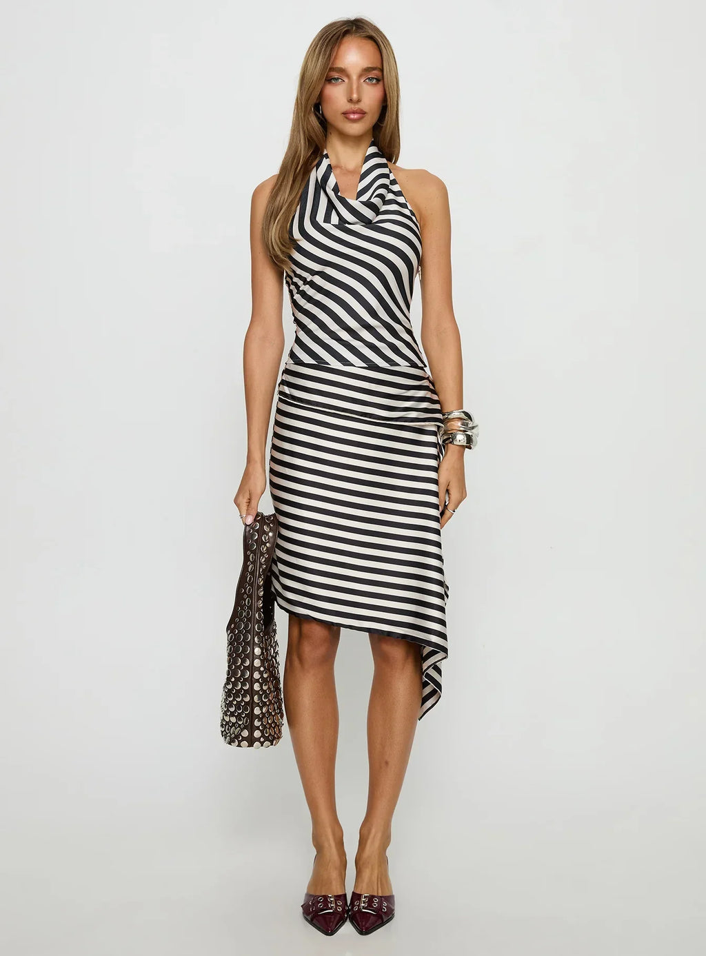 Heritage Halter Top Cream Stripe