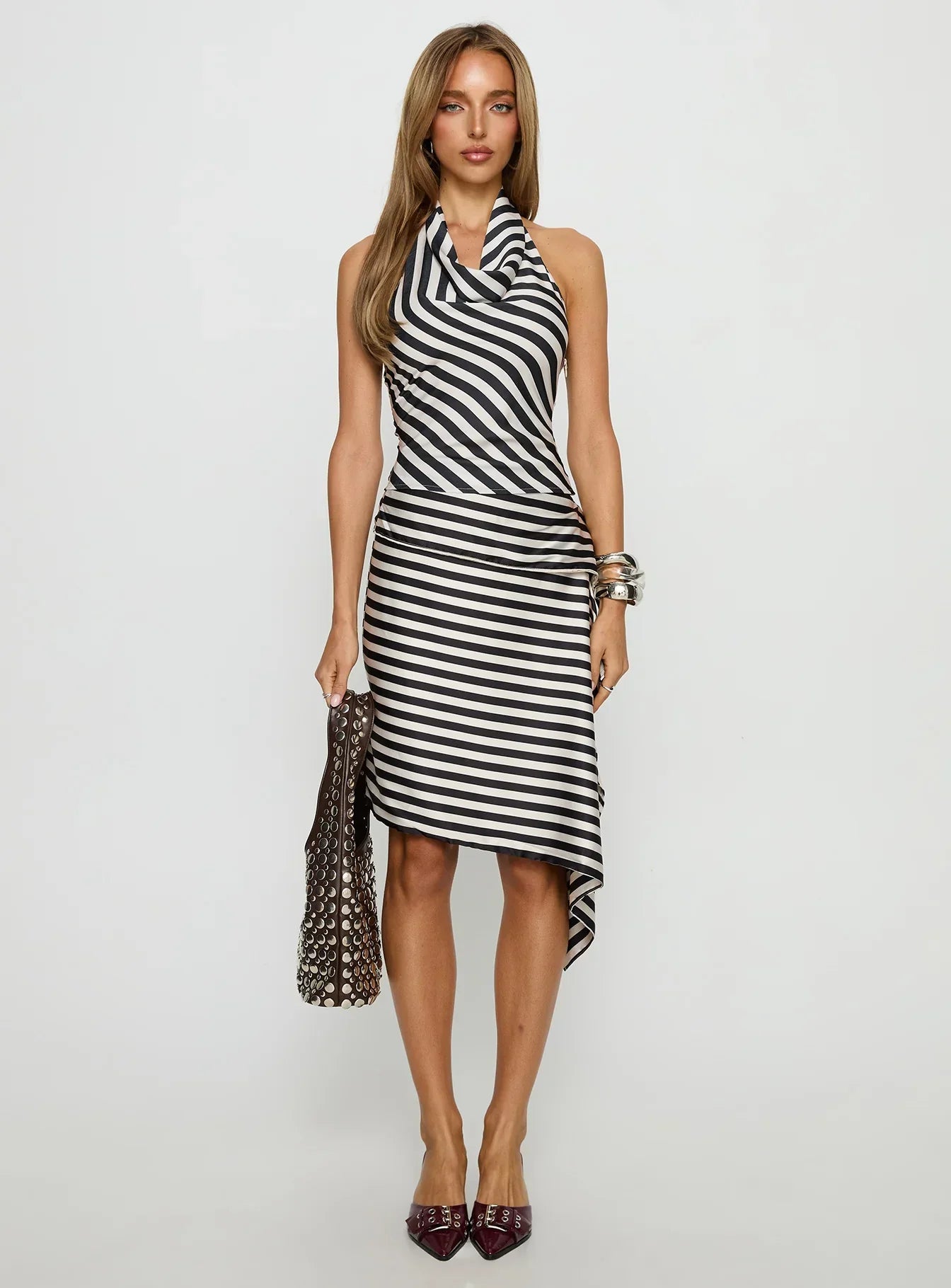 Heritage Halter Top Cream Stripe