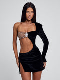 AURELINE MINI DRESS BLACK