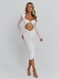 CERINA MAXI DRESS WHITE