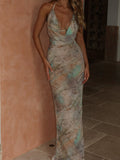 COLETTE MAXI DRESS IRIDESCENT PEARL