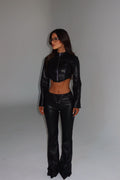 Glow Pants Black Pu