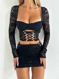 Zoya Long Sleeve Top Black