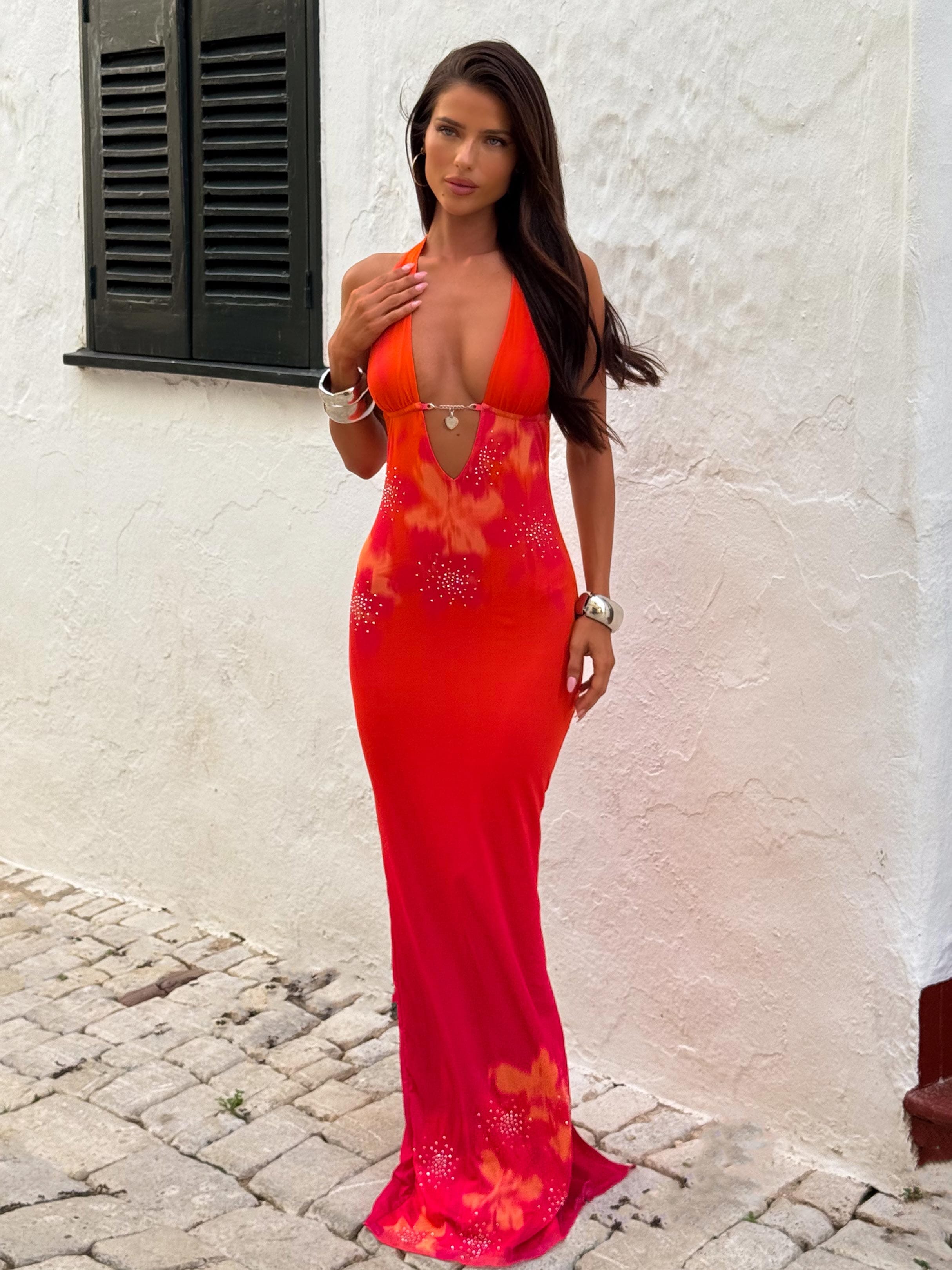 Wolfe Maxi Dress Sunset