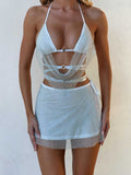 Addie Top White