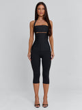Karne Capri Jumpsuit Black