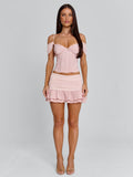Marvina Mini Skirt Pink