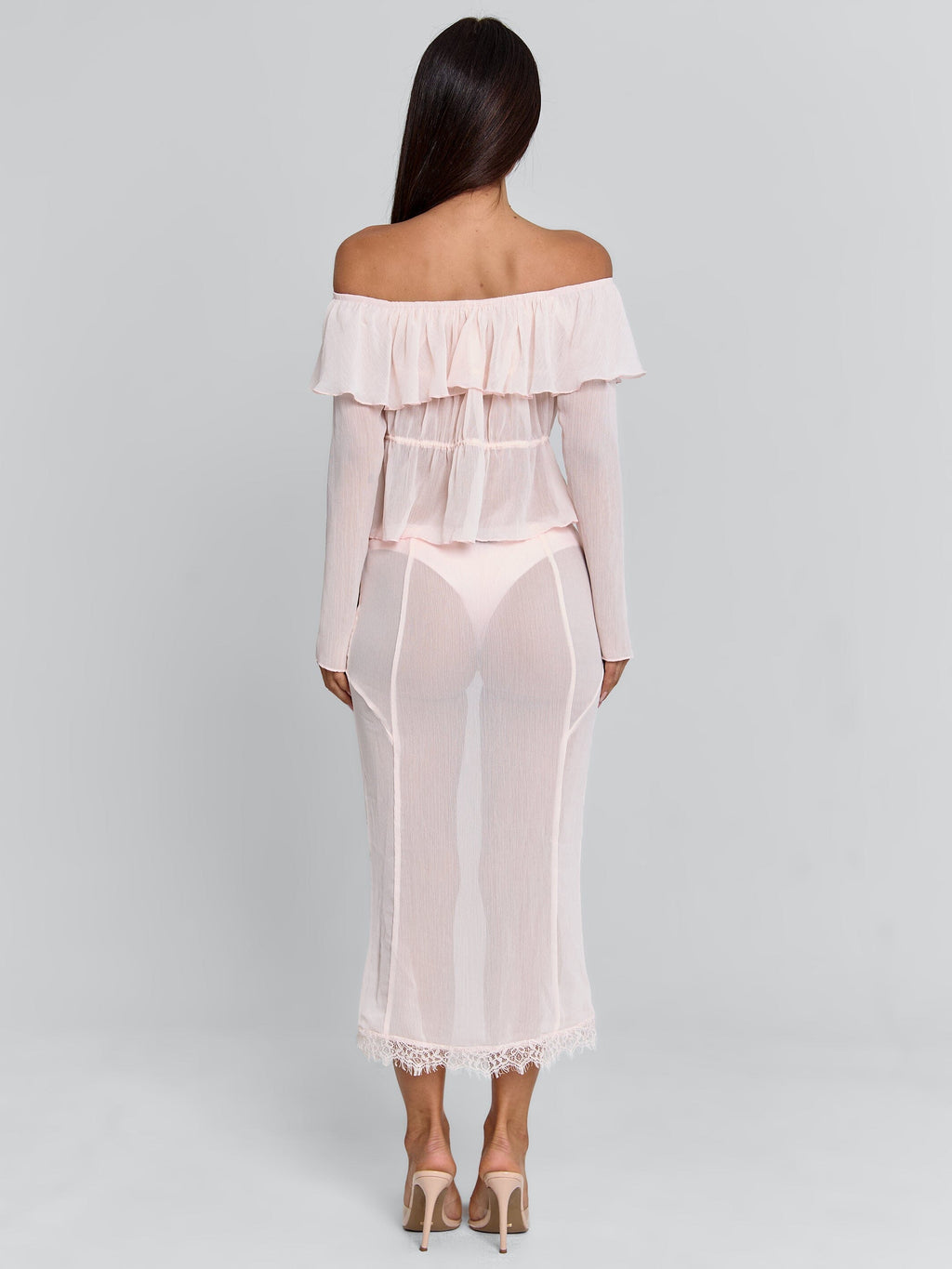 Taraya Midi Skirt Pink