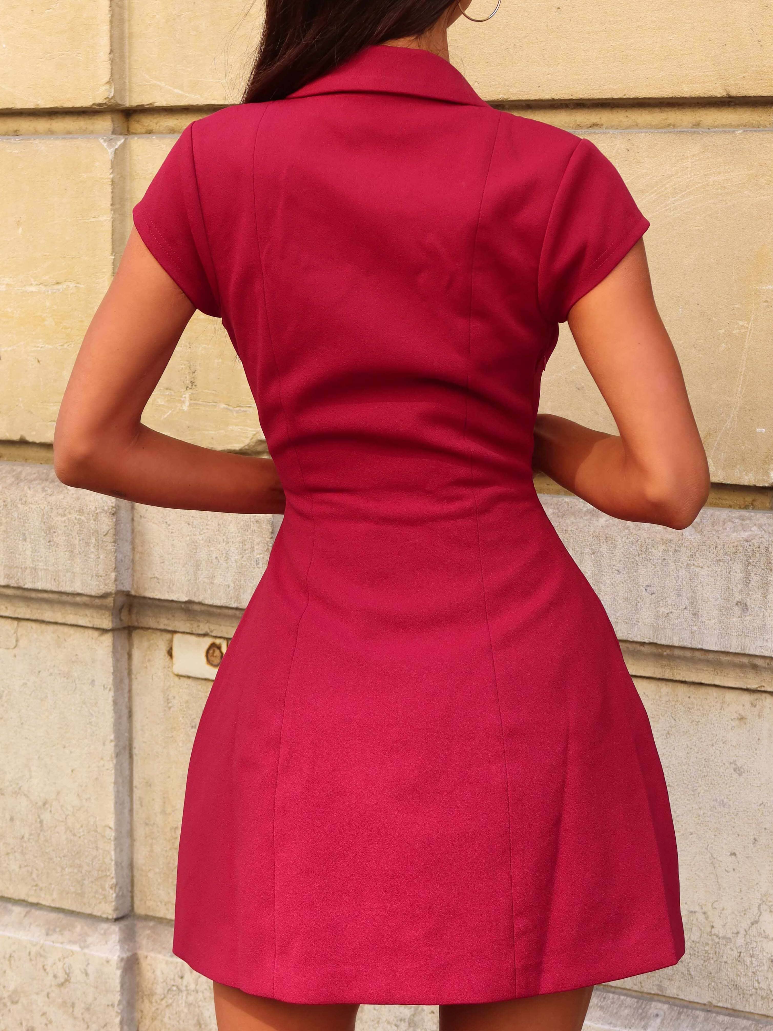 Tutu Mini Dress Red
