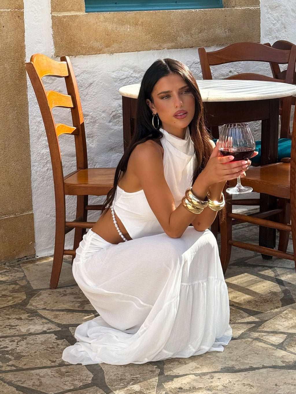 Veronica Top White